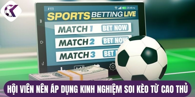 Người chơi nên áp dụng kinh nghiệm soi kèo từ cao thủ