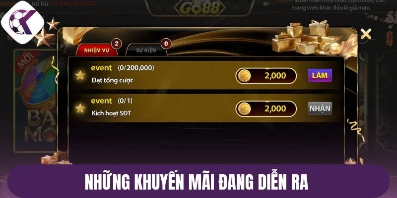 Những khuyến mãi đang diễn ra